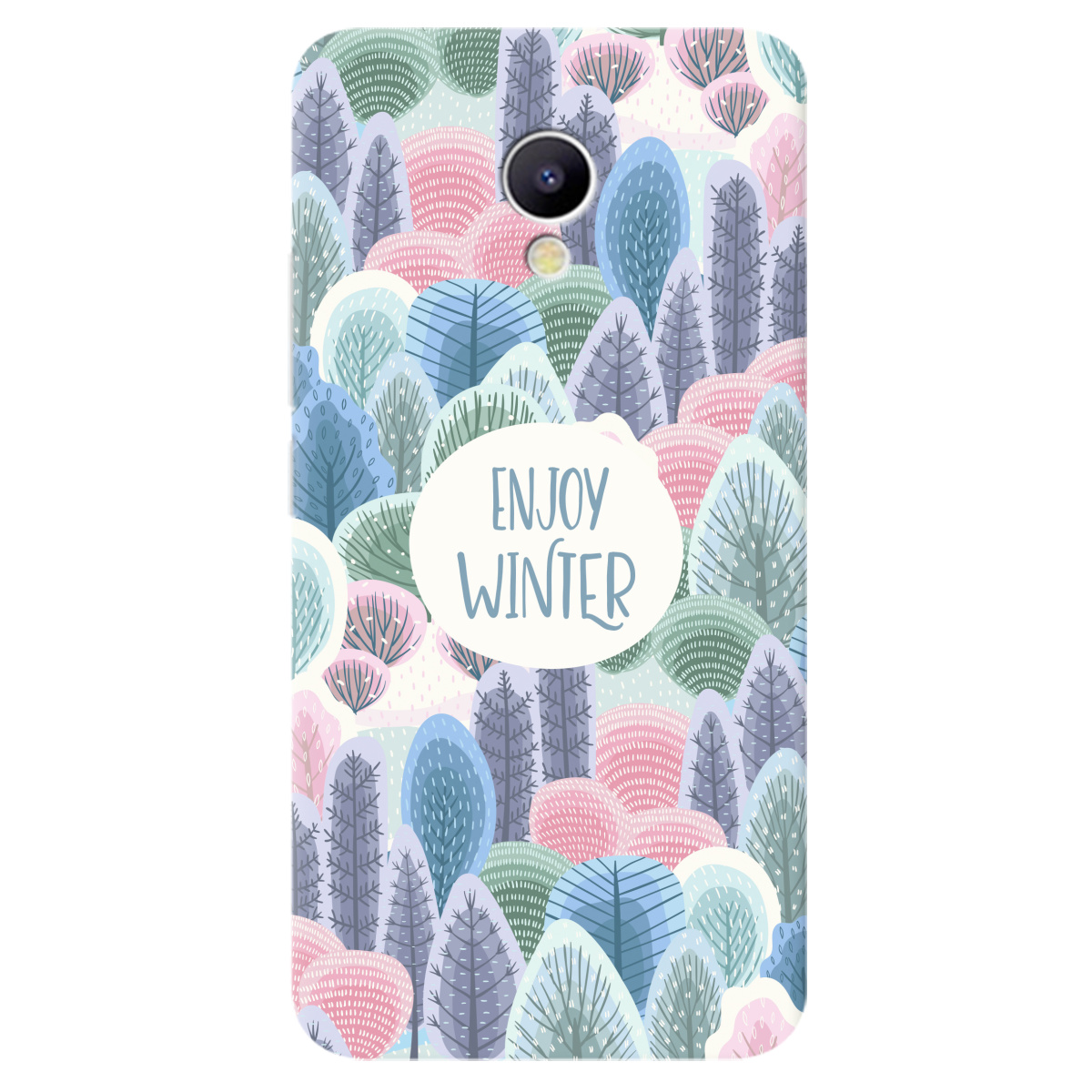 Чехол для Meizu M5 Enjoy winter - фото 1