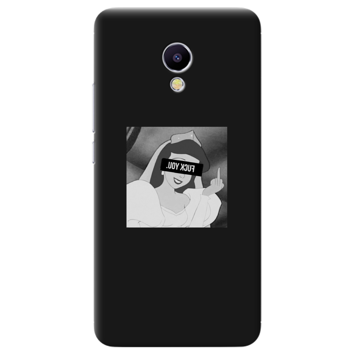 Чохол для Meizu M5S чорний матовий soft touch You - фото 1