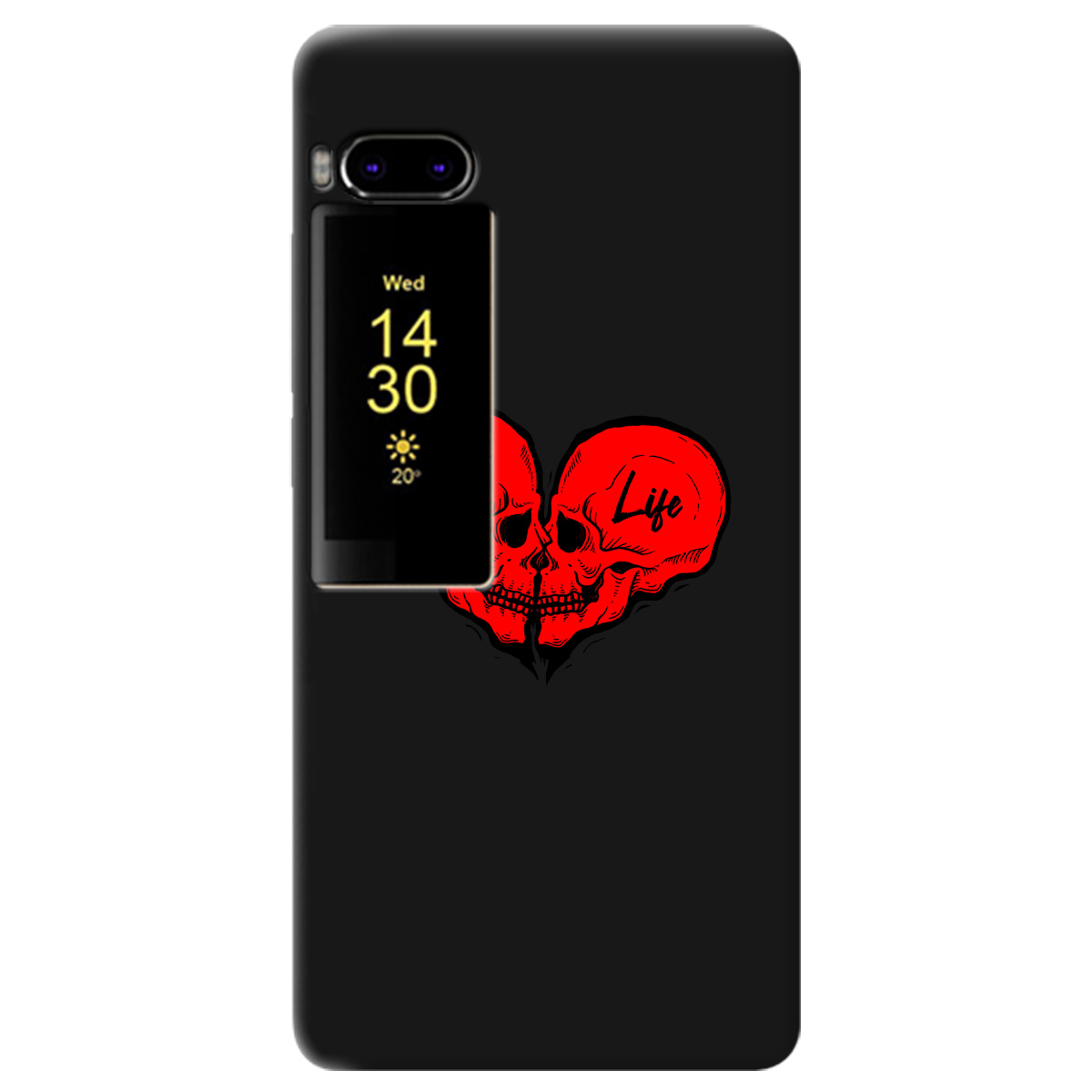 Чохол для Meizu Pro 7 чорний матовий soft touch Love-Live - фото 1