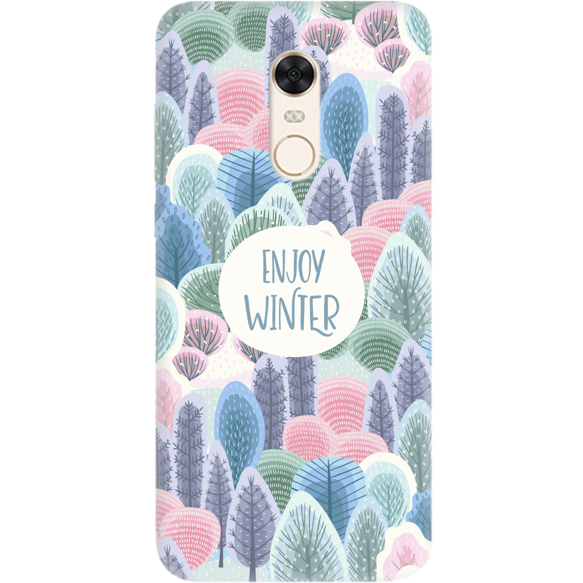 Чехол для Xiaomi Redmi 5 Plus Enjoy winter - фото 1