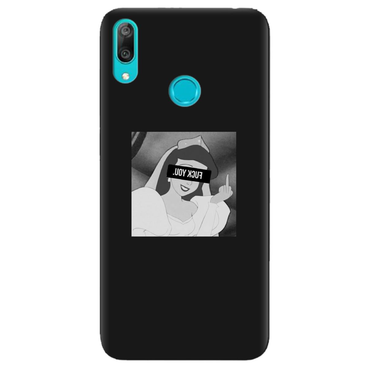 Чохол для Huawei Y7 2019 чорний матовий soft touch You - фото 1