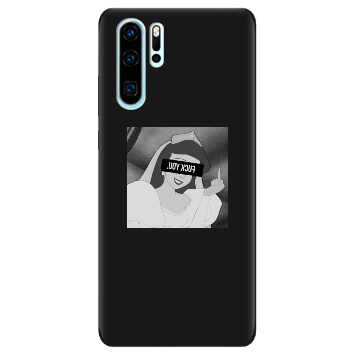 Чехол для Huawei P30 Pro черный матовый soft touch You - фото 1