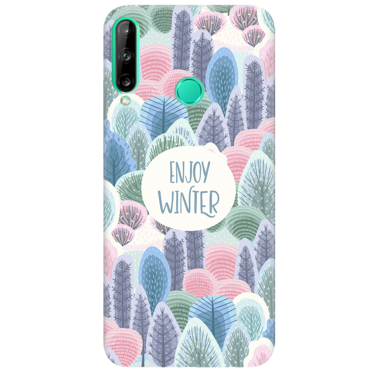 Чехол для Huawei P40 Lite e Enjoy winter - фото 1