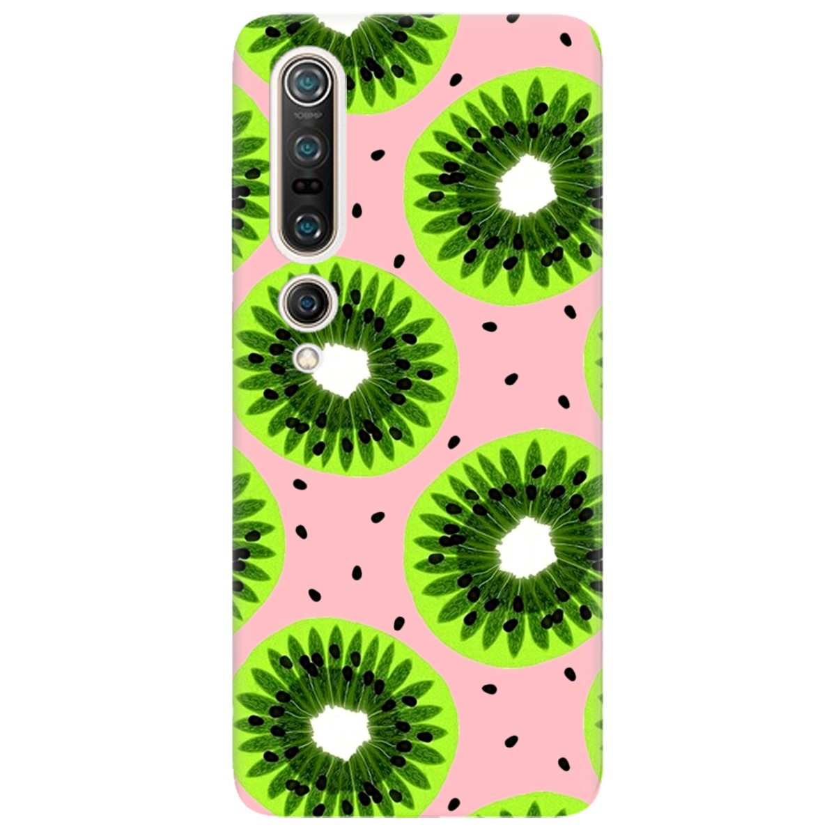 Чехол для Xiaomi Mi 10 нежно-розовый матовый soft touch Kiwi - фото 1