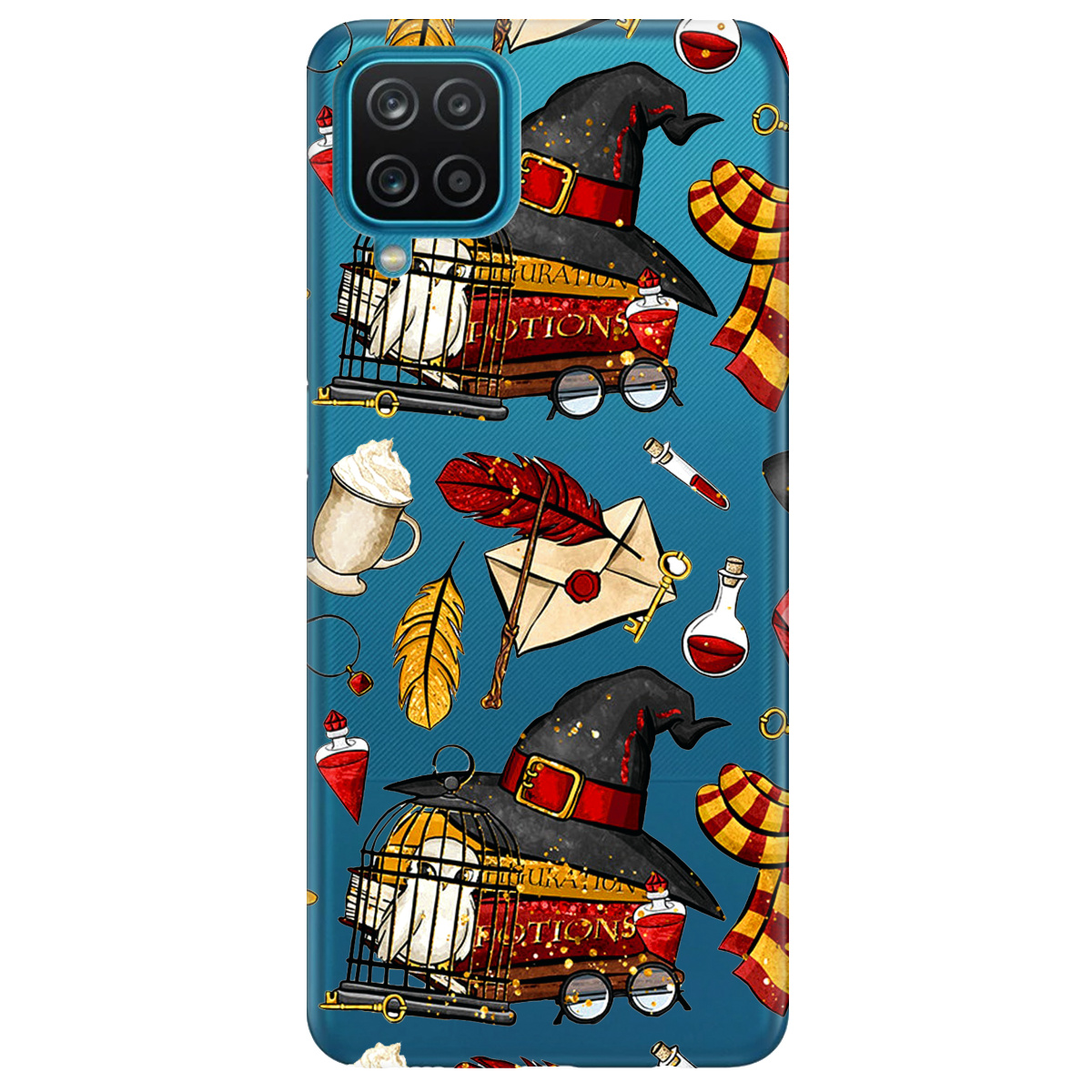Чехол для Samsung Galaxy A12 Hogwarts - фото 1