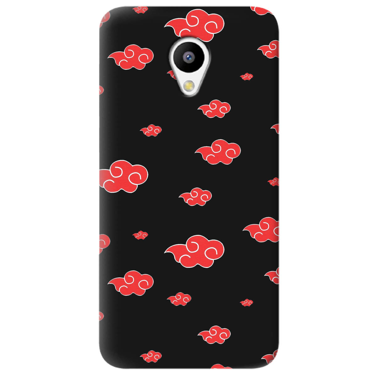 Чохол для Meizu M3/M3s чорний матовий soft touch Akatsuki - фото 1
