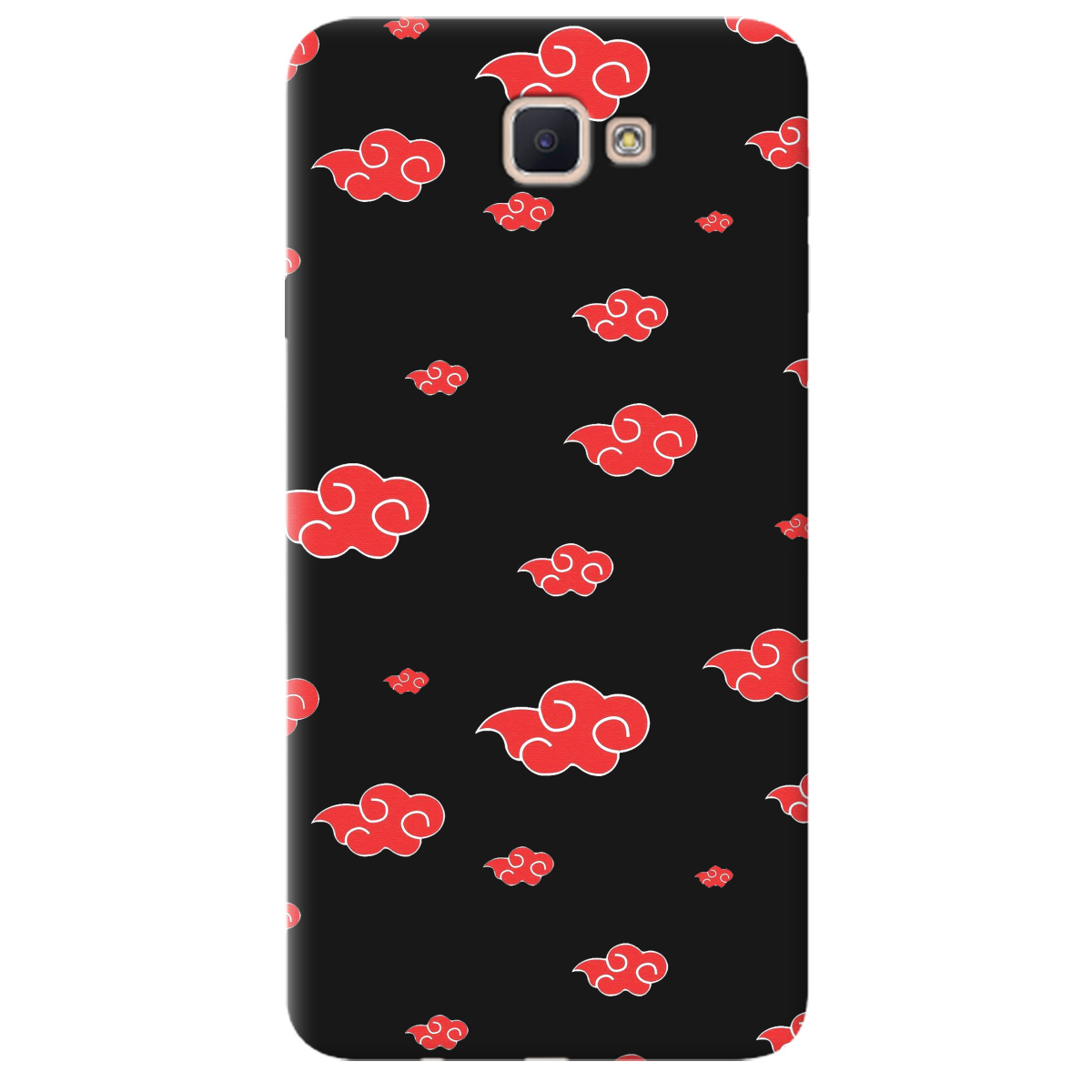 Чохол для Samsung Galaxy J7 Prime чорний матовий soft touch Akatsuki - фото 1