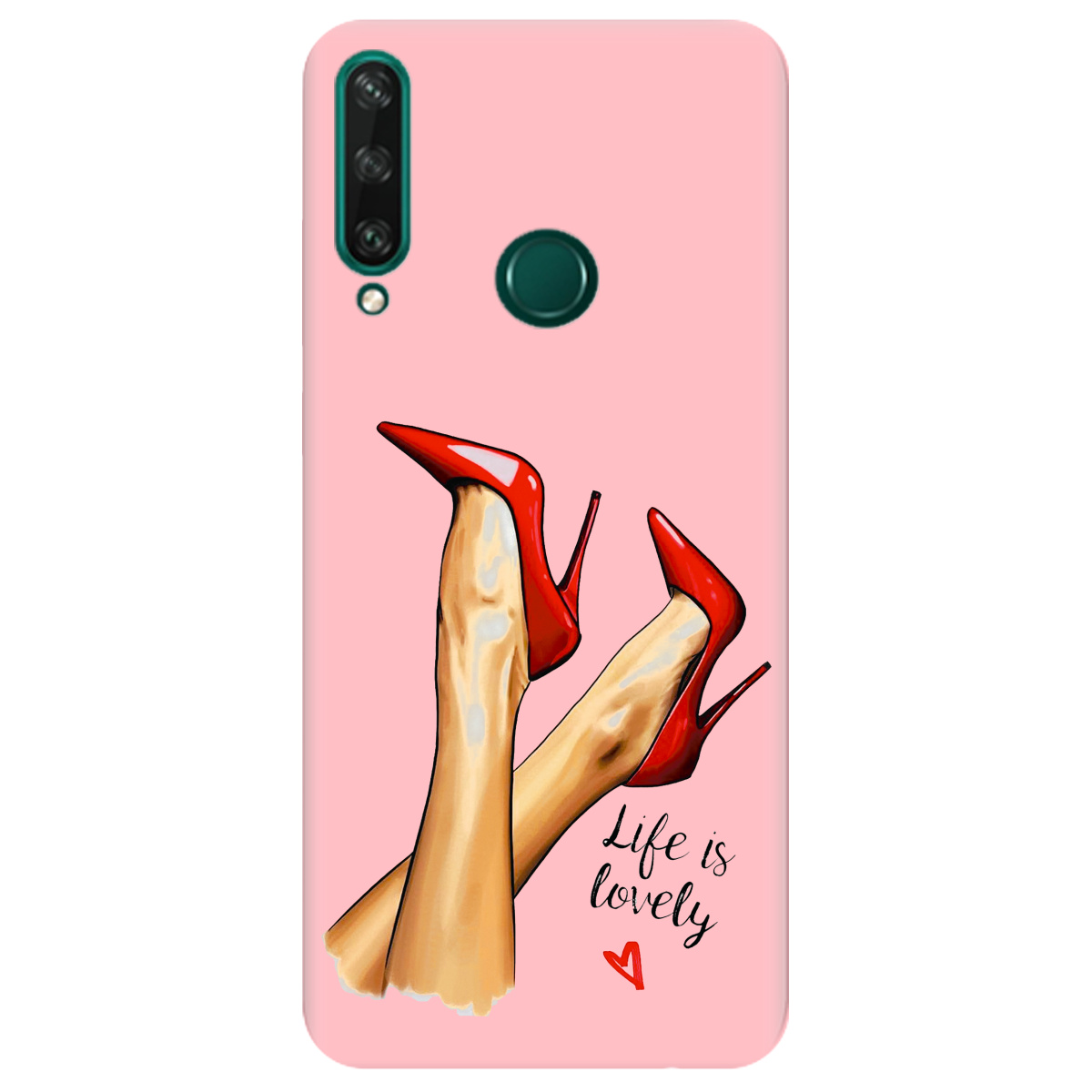 Чохол для Huawei Y6p ніжно-рожевий матовий soft touch Lovely - фото 1