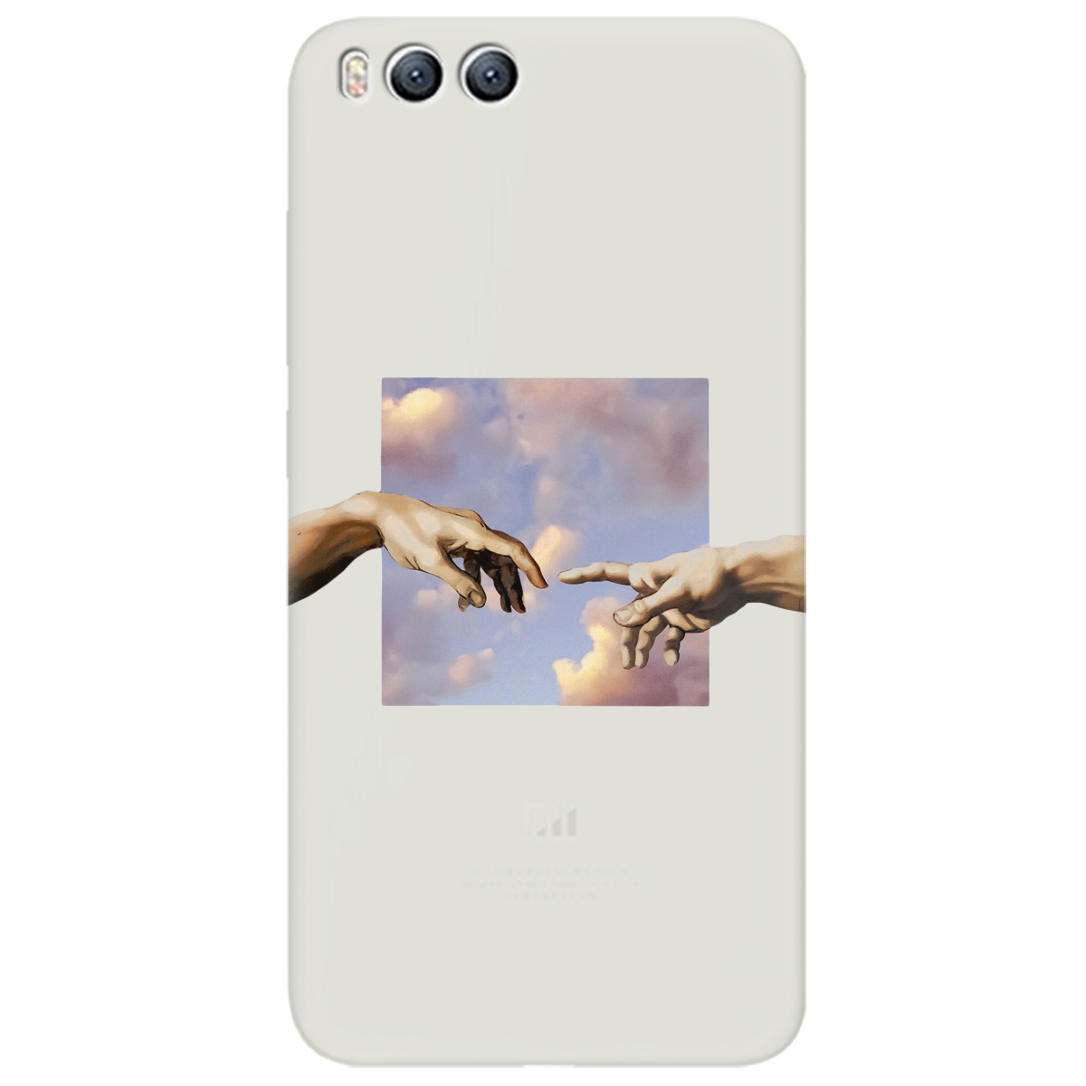 Чехол для Xiaomi Mi 6 полупрозрачный матовый soft touch Hands - фото 1