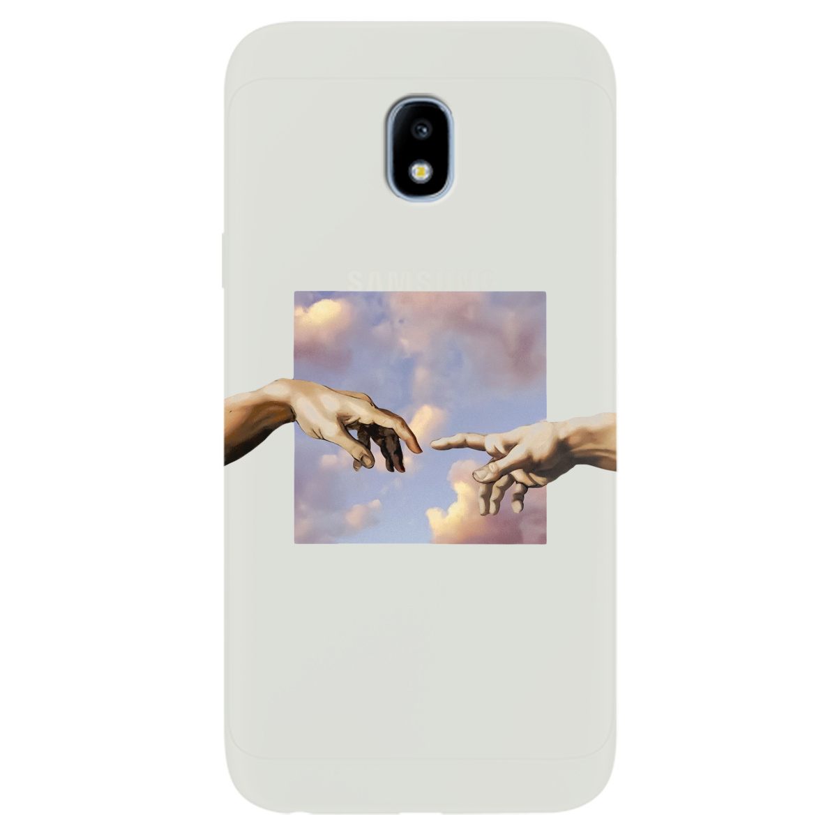 Чохол для Samsung Galaxy J3 2017 напівпрозорий матовий soft touch Hands - фото 1