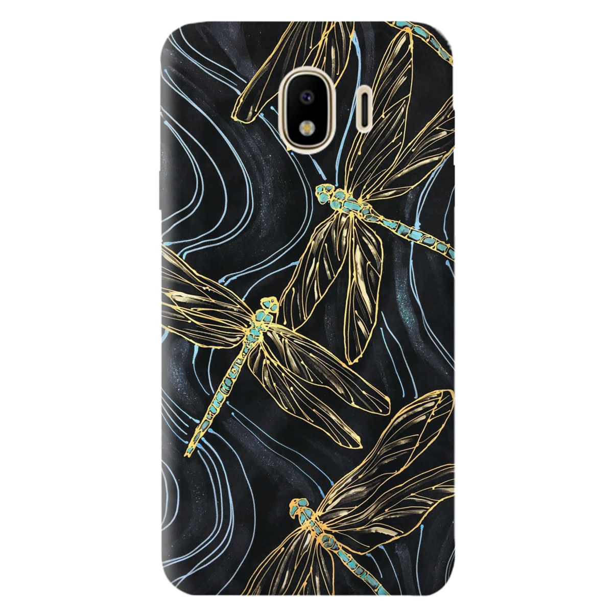 Чехол для Samsung Galaxy J4 2018 Dragonfly - фото 1