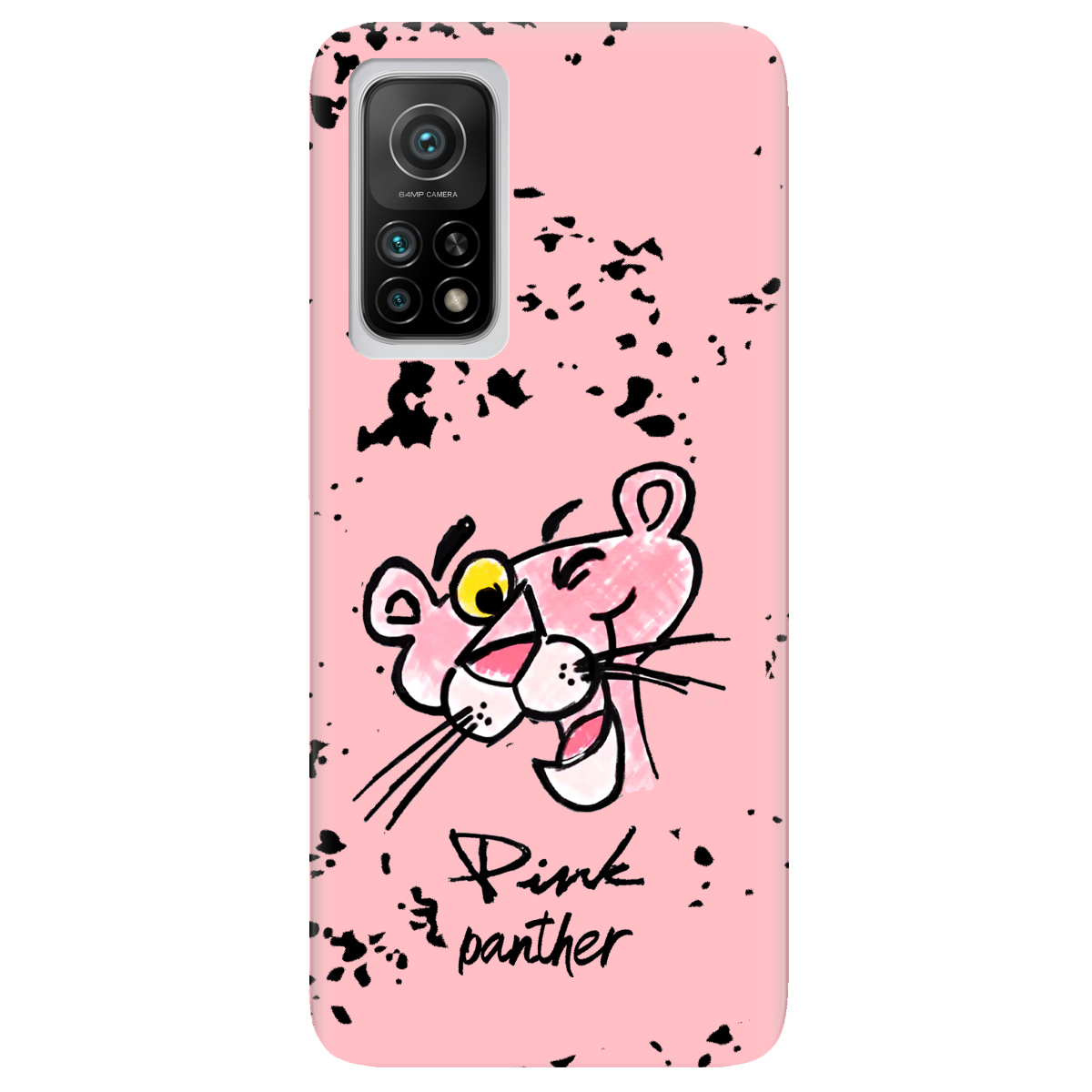 Чехол для Xiaomi Mi 10T/ Mi 10T Pro нежно-розовый матовый soft touch Pink Panther - фото 1