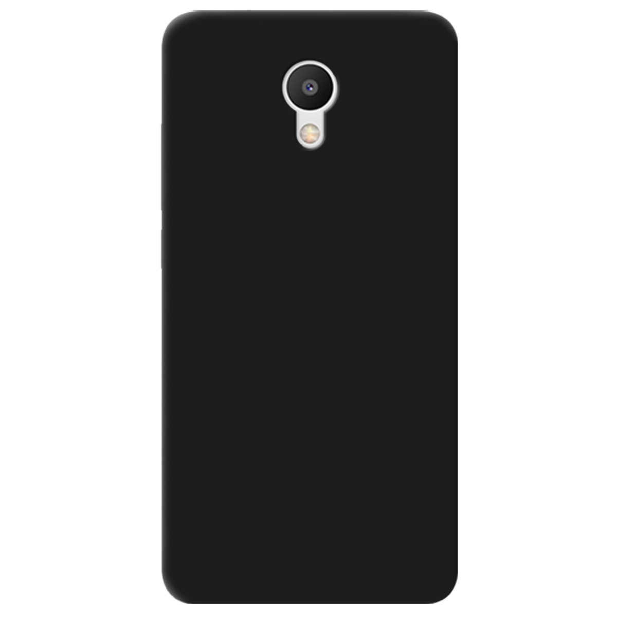 Чохол для Meizu M6 чорний матовий soft touch - фото 1