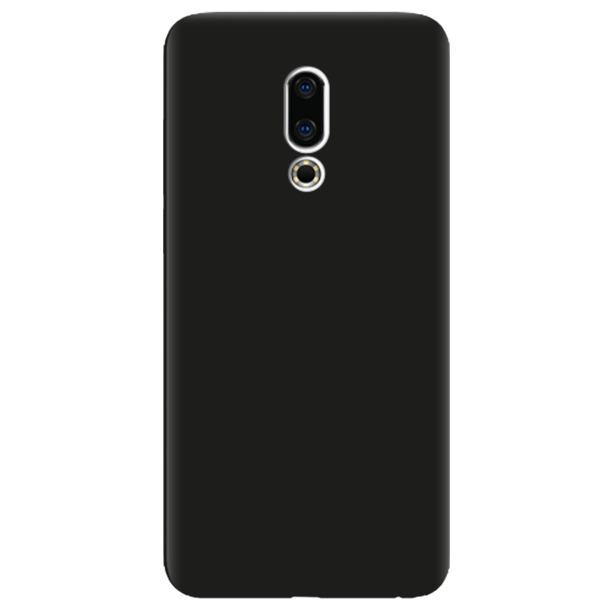 Чехол для Meizu 16 Plus черный матовый soft touch - фото 1