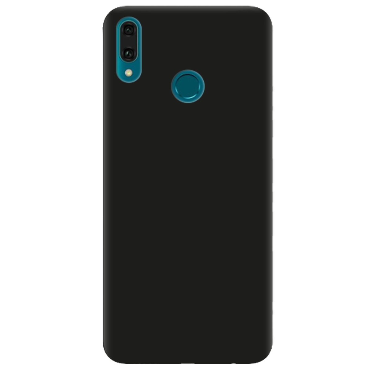 Чохол для Huawei Y9 2019 чорний матовий soft touch - фото 1