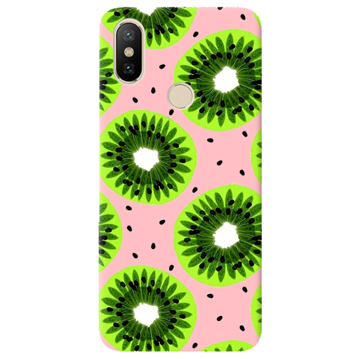 Чехол для Xiaomi Mi A2 Mi 6X нежно-розовый матовый soft touch Kiwi - фото 1