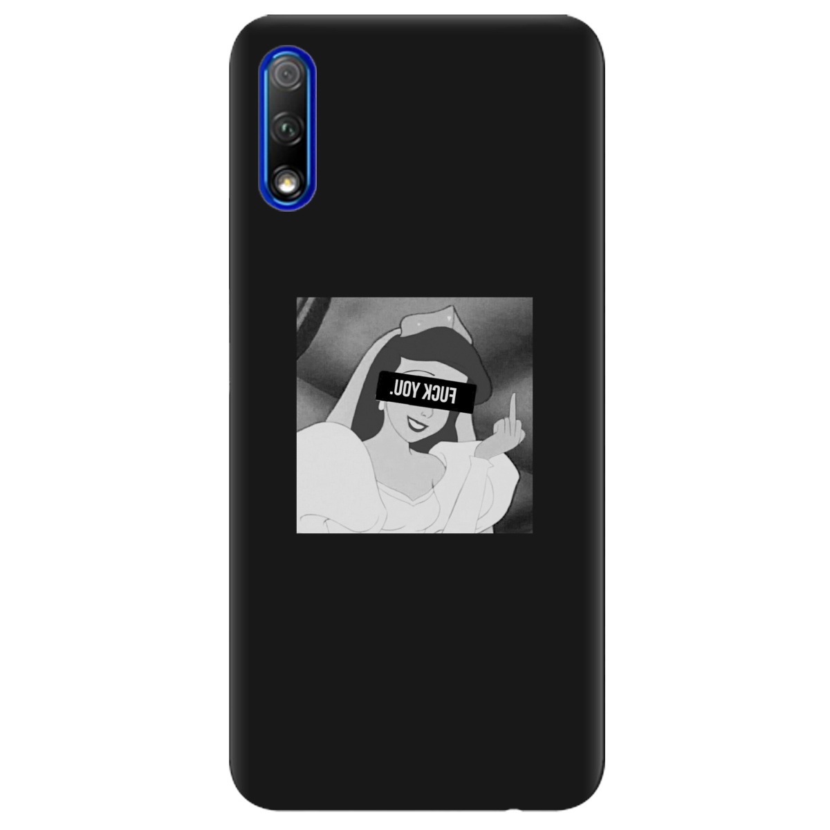 Чохол для Huawei Honor 9X Pro чорний матовий soft touch You - фото 1