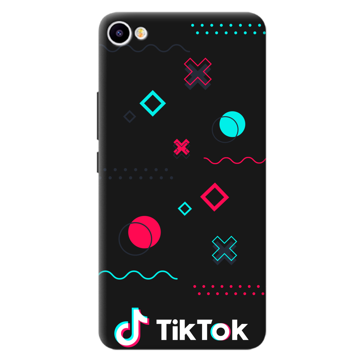 Чохол для Meizu U10 чорний матовий soft touch TikTok - фото 1
