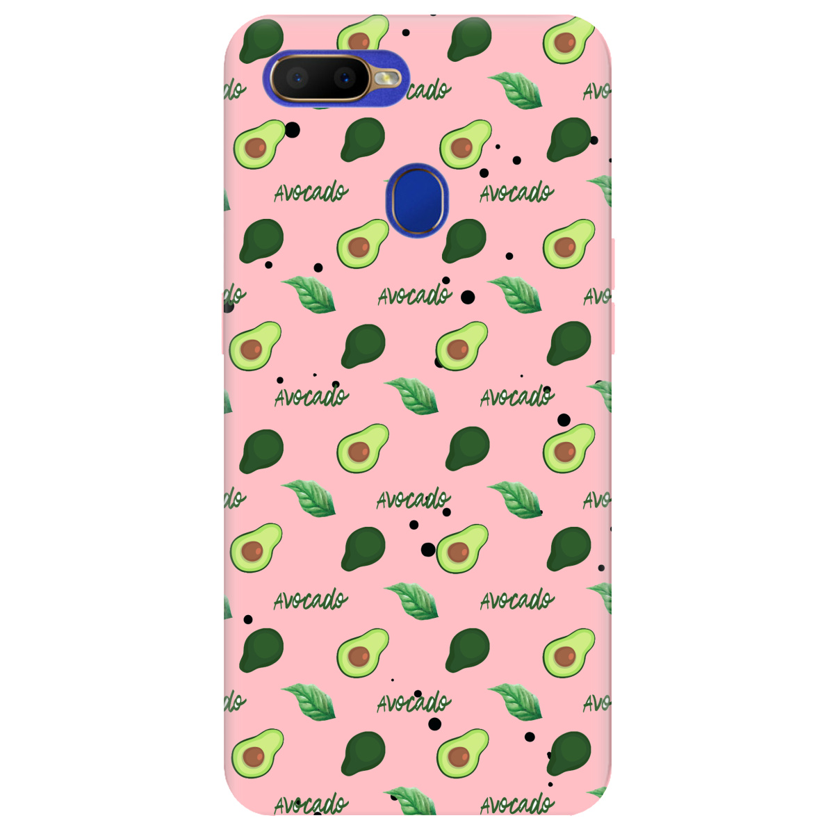 Чохол для Oppo A5s ніжно-рожевий матовий soft touch Avocado - фото 1