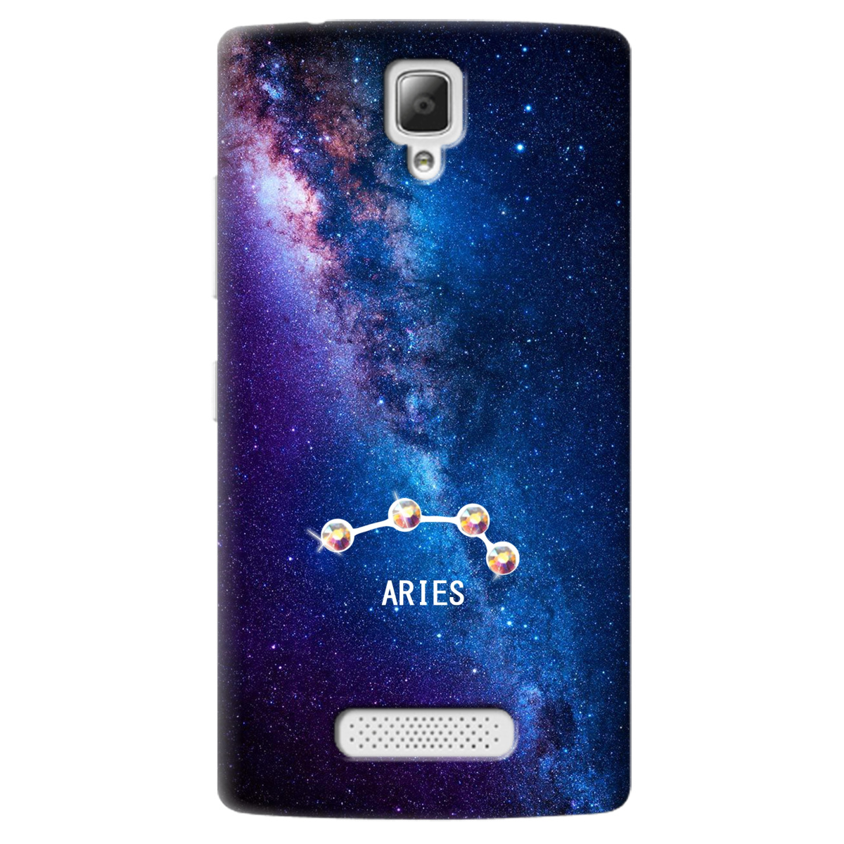 Чехол для Lenovo A2010 Aries (Овен) со стразами - фото 1