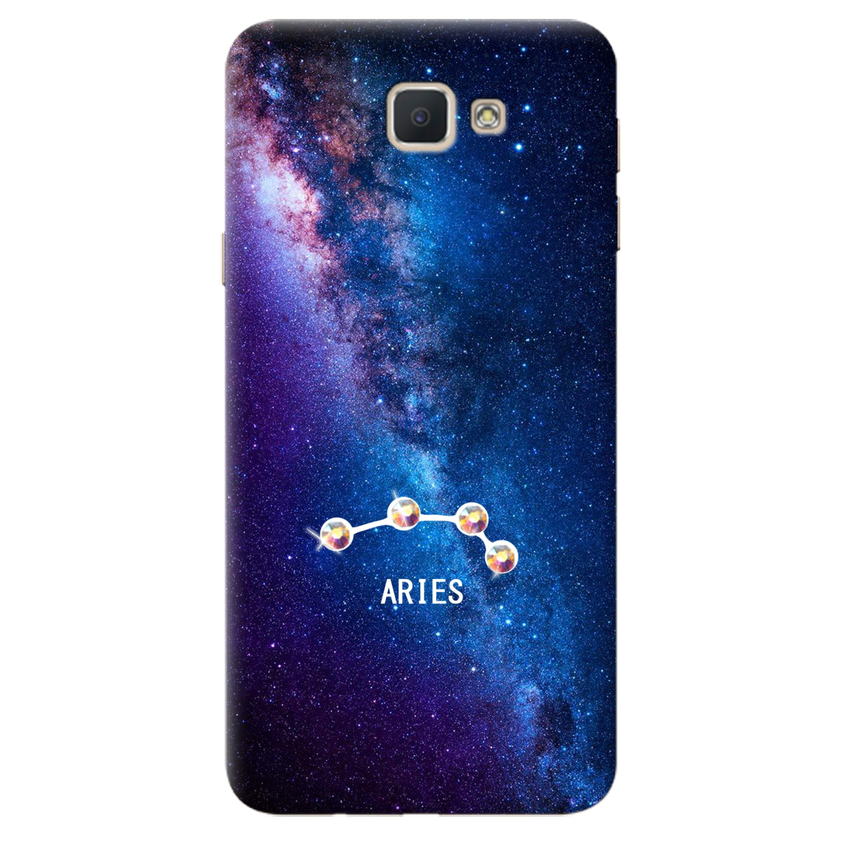 Чехол для Samsung Galaxy J5 Prime Aries (Овен) со стразами - фото 1