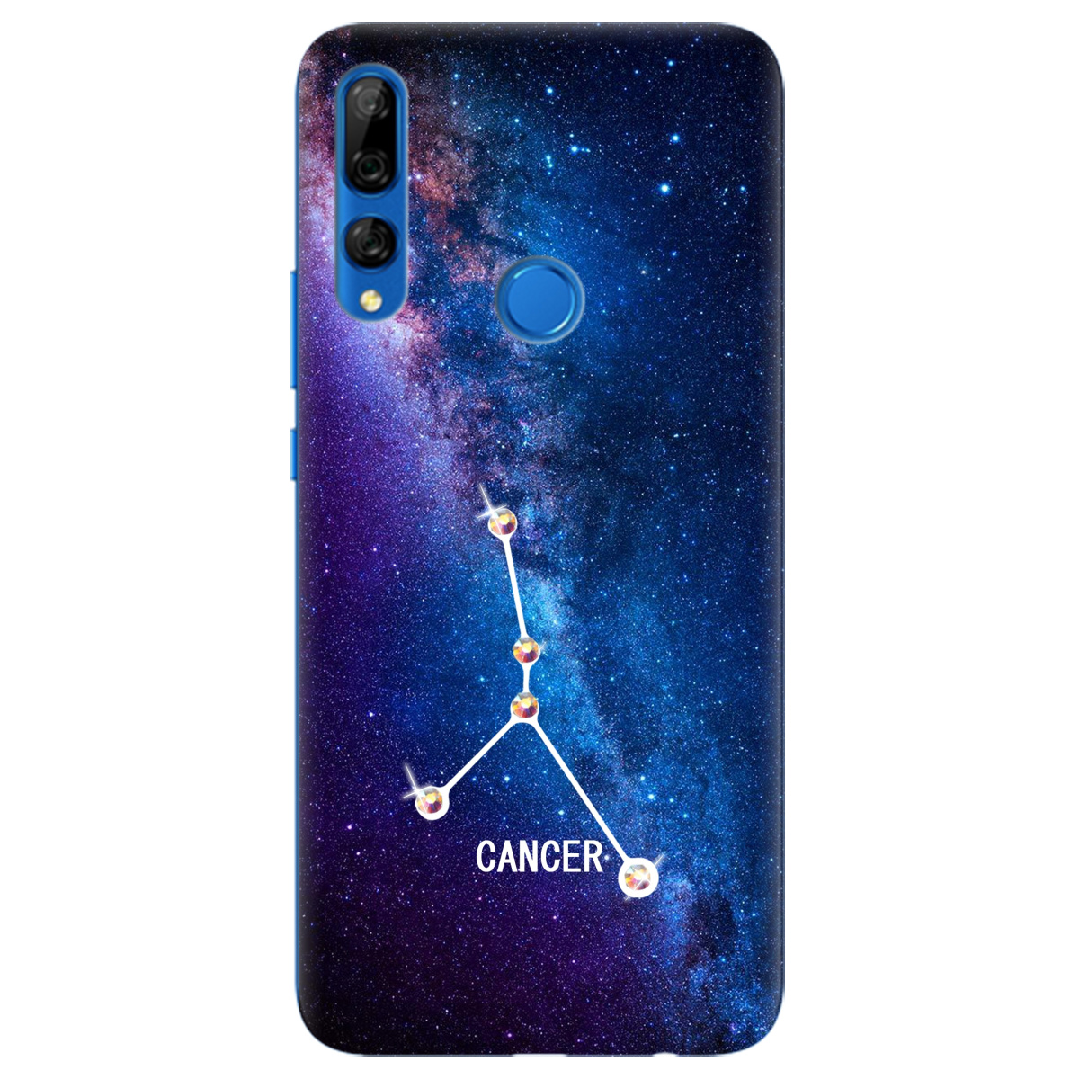 Чехол для Huawei Y9 Prime 2019 Cancer (Рак) со стразами - фото 1