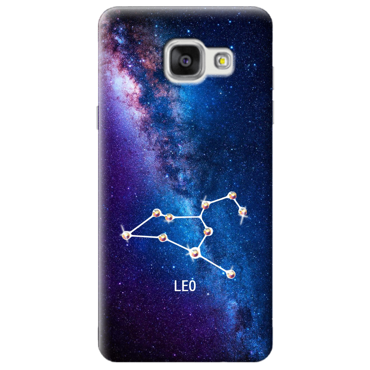 Чехол для Samsung Galaxy A5 2016 Leo (Лев) со стразами - фото 1