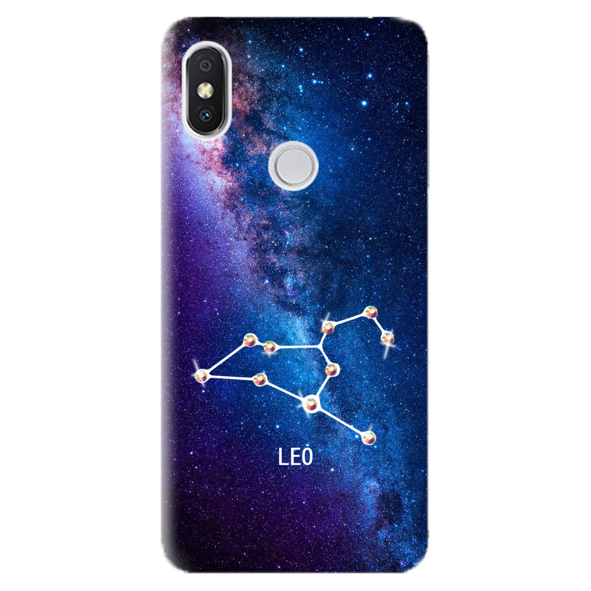 Чохол для Xiaomi Redmi S2 Leo (Лев) зі стразами - фото 1