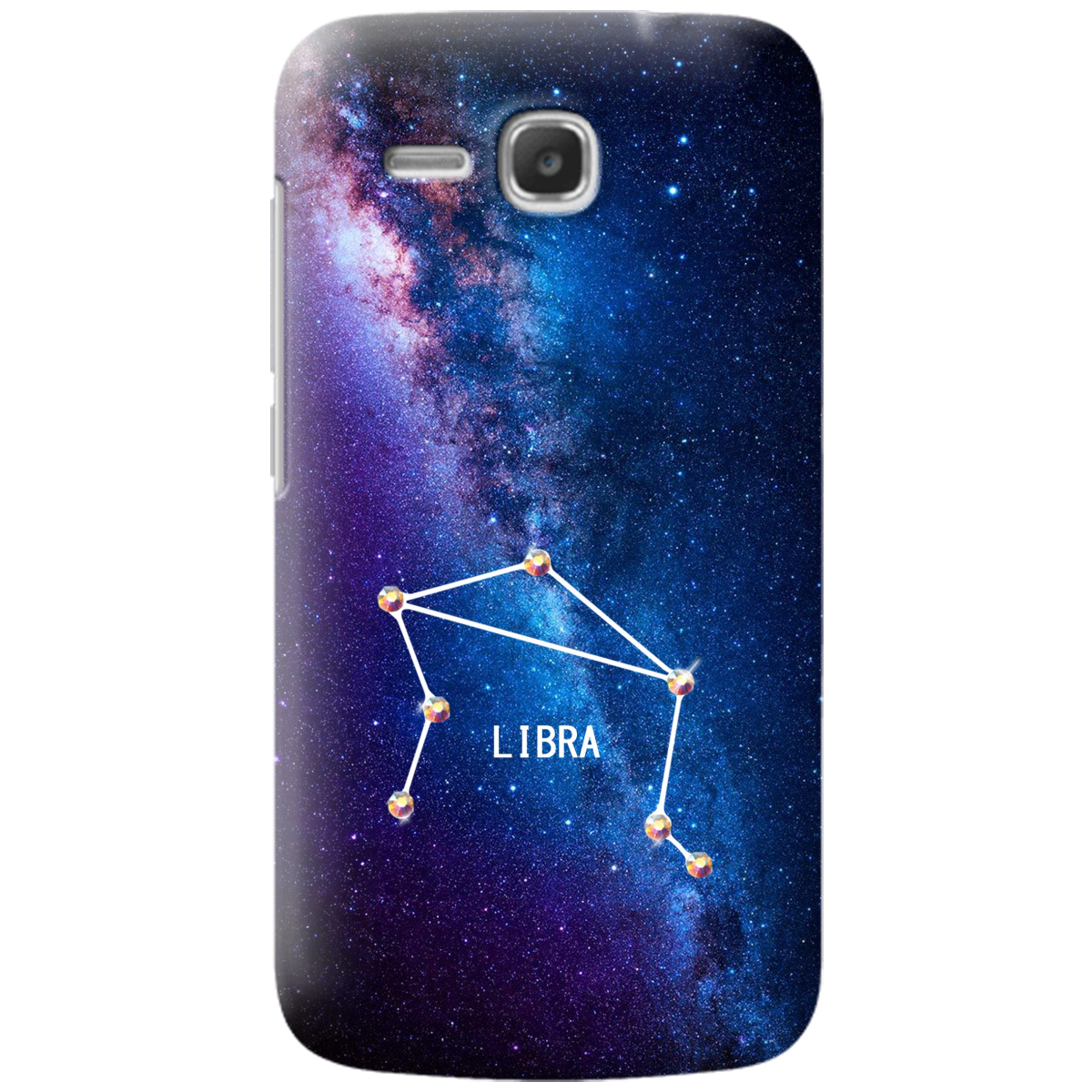 Чехол для Huawei Y600 Libra (Весы) со стразами - фото 1