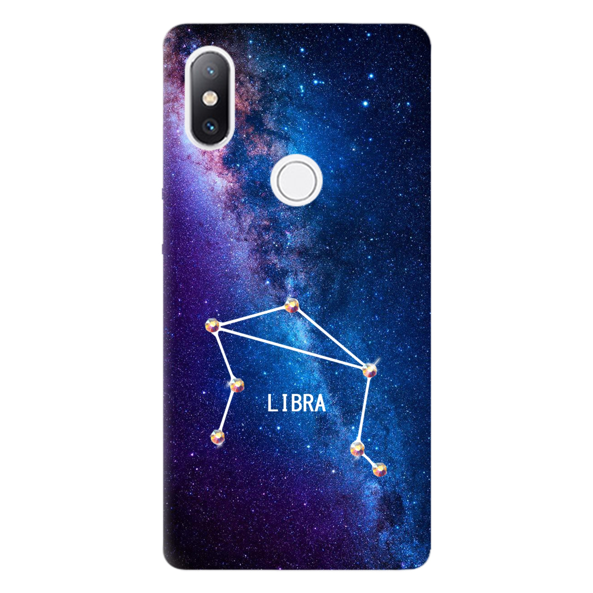 Чохол для Xiaomi Mi Mix 2S Libra (Терези) зі стразами - фото 1