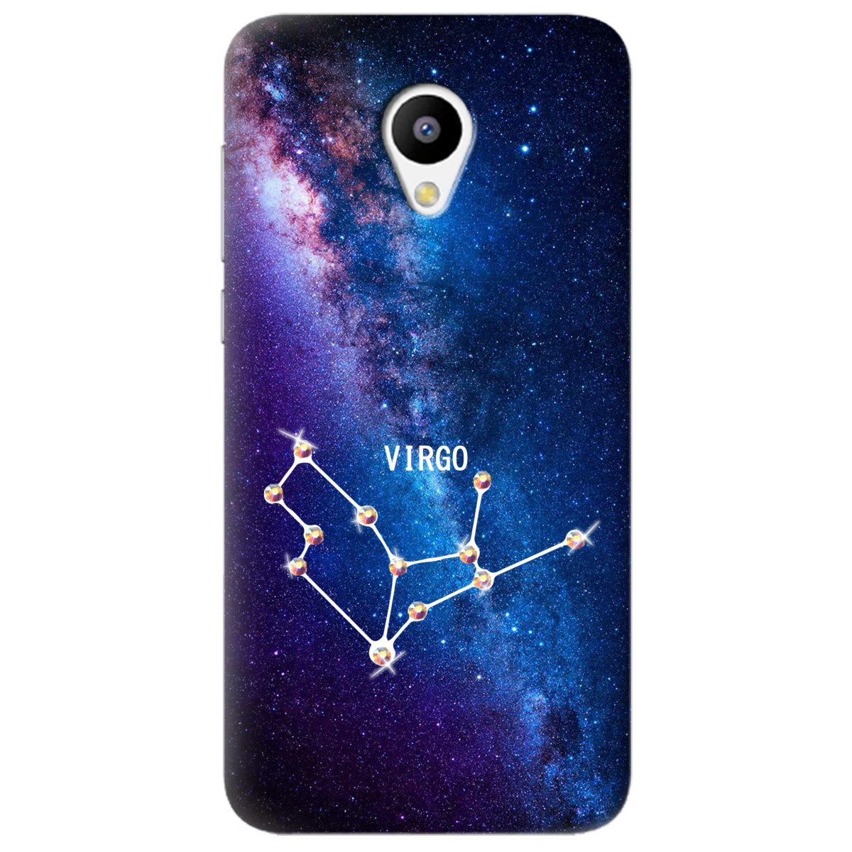 Чехол для Meizu M3 / M3s Virgo (Дева) со стразами - фото 1