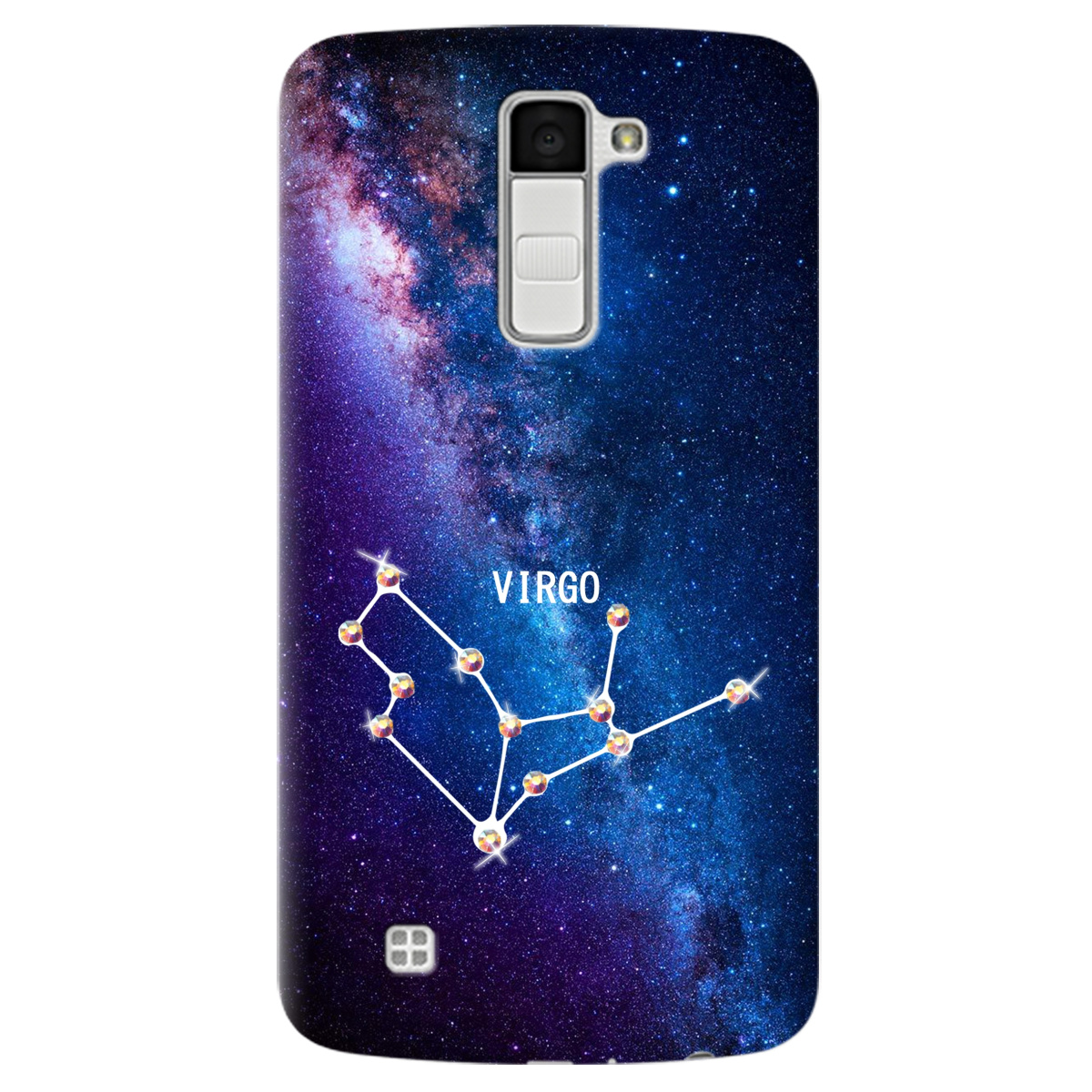 Чехол для LG K10 Virgo (Дева) со стразами - фото 1