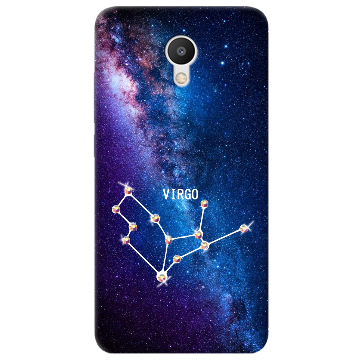 Чехол для Meizu M6 Virgo (Дева) со стразами - фото 1