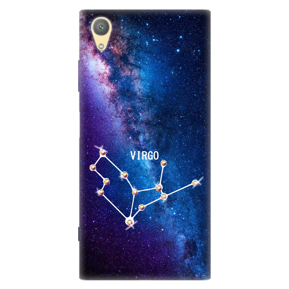 Чехол для SONY Xperia XA1 Virgo (Дева) со стразами - фото 1