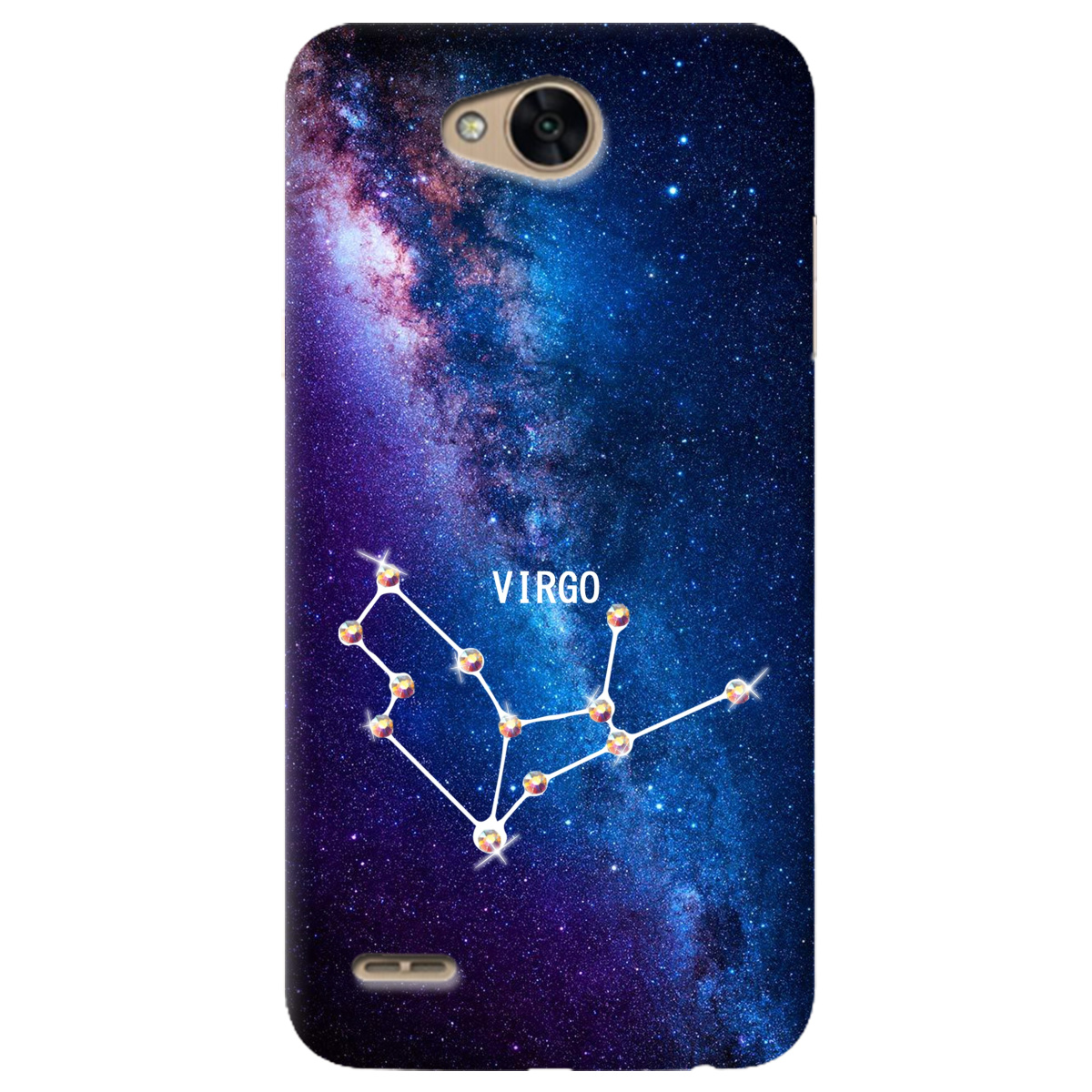Чехол для LG X Power 2 Virgo (Дева) со стразами - фото 1