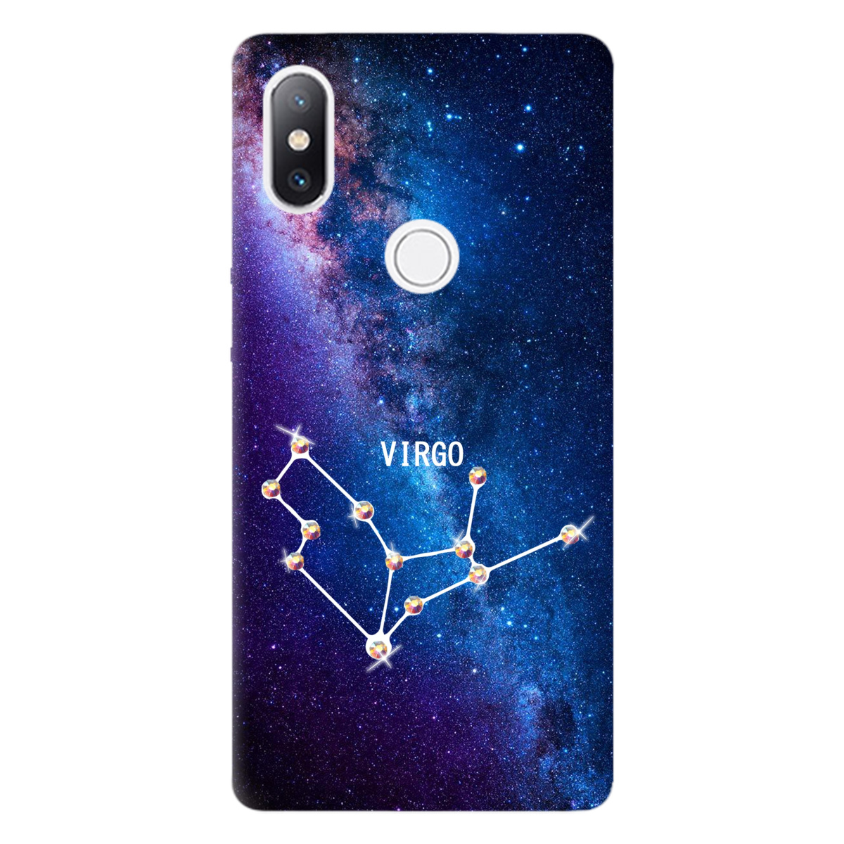 Чохол для Xiaomi Mi Mix 2S Virgo (Діва) зі стразами - фото 1