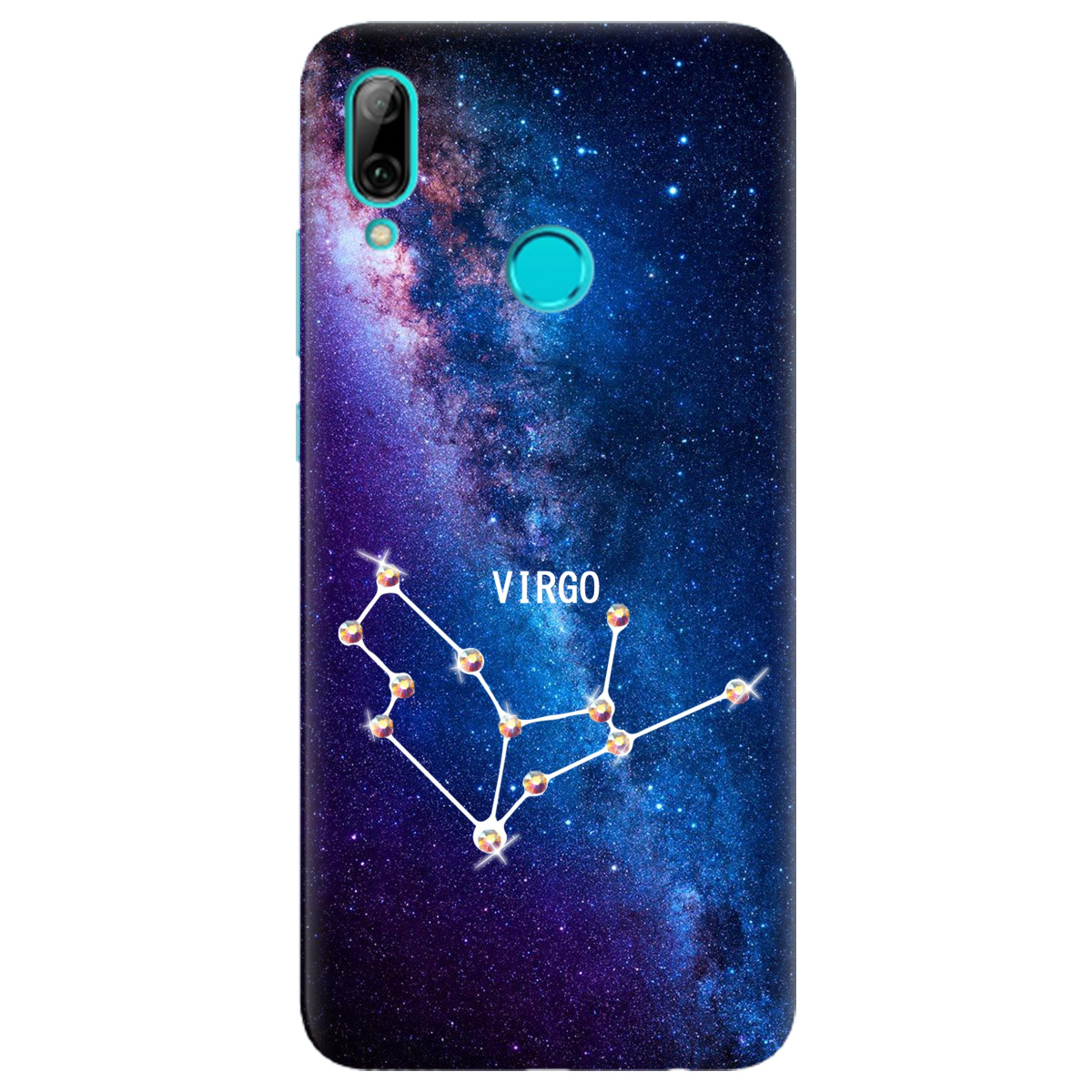 Чохол для Huawei P Smart 2019 Virgo (Діва) зі стразами - фото 1