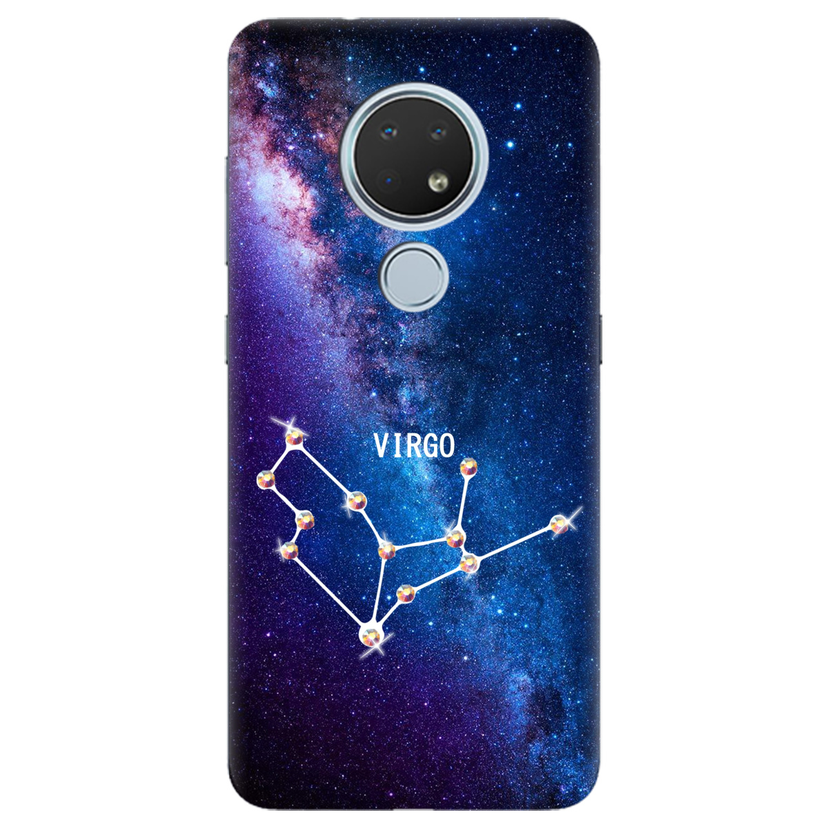 Чохол для Nokia 7.2 Virgo (Діва) зі стразами - фото 1