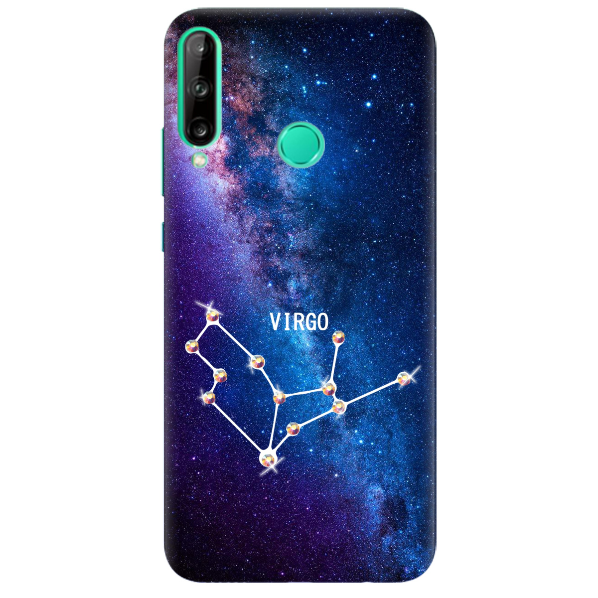 Чехол для Huawei P40 Lite e Virgo (Дева) со стразами - фото 1