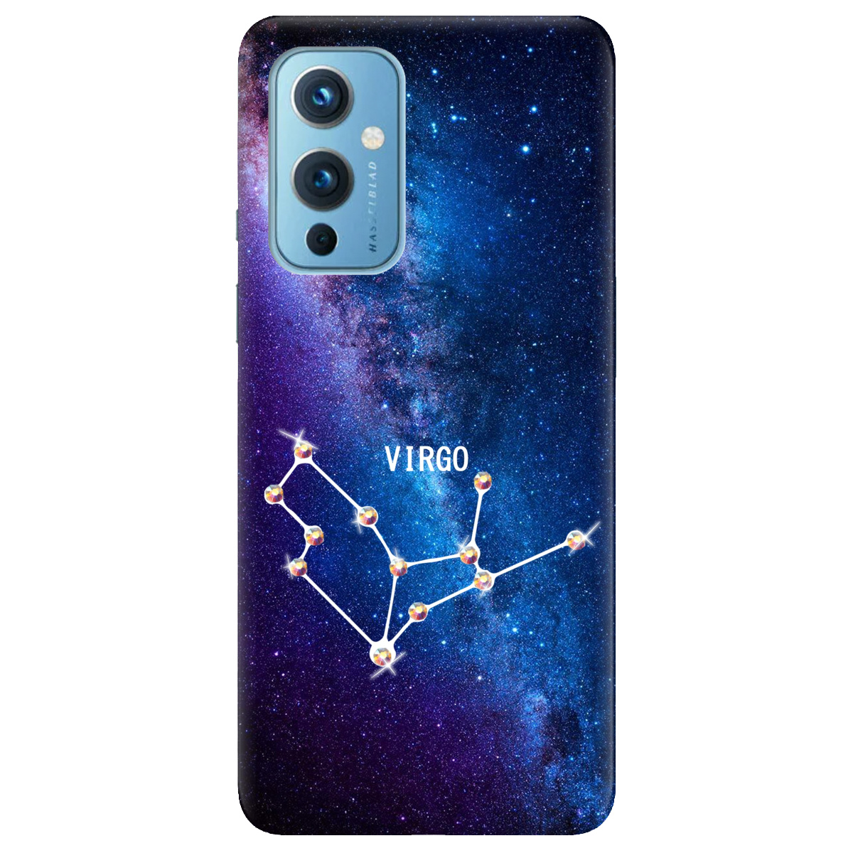 Чехол для OnePlus 9 Virgo (Дева) со стразами - фото 1