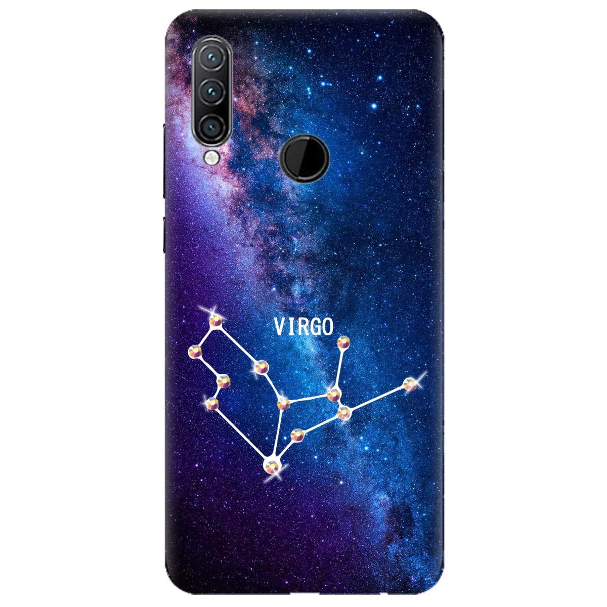 Чехол для Lenovo Z6 Lite Virgo (Дева) со стразами - фото 1