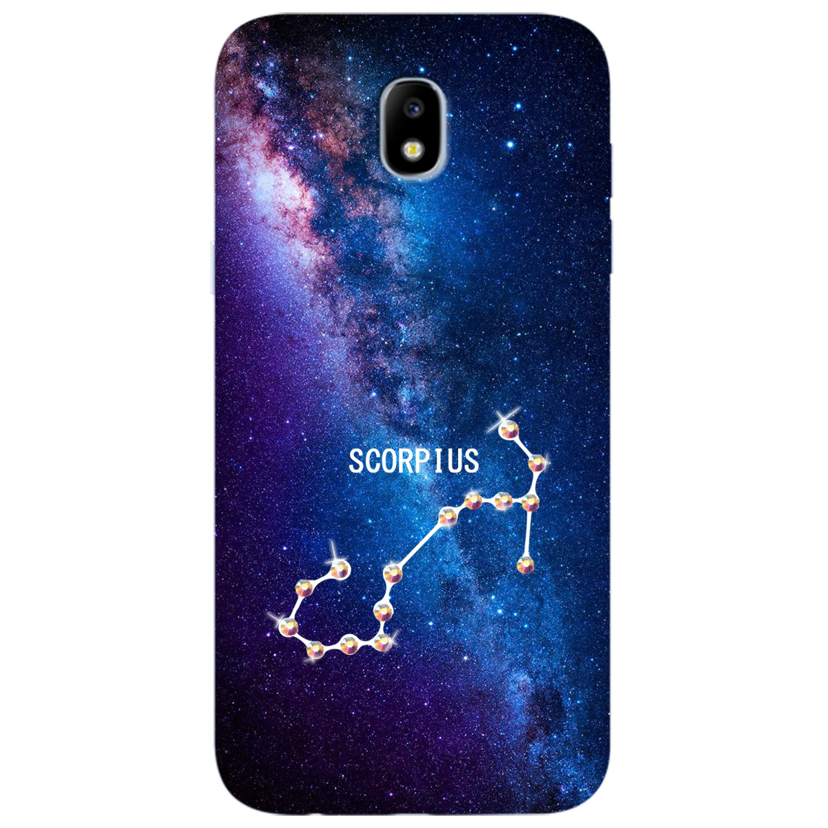 Чехол для Samsung Galaxy J5 2017 Scorpius (Скорпион) со стразами - фото 1