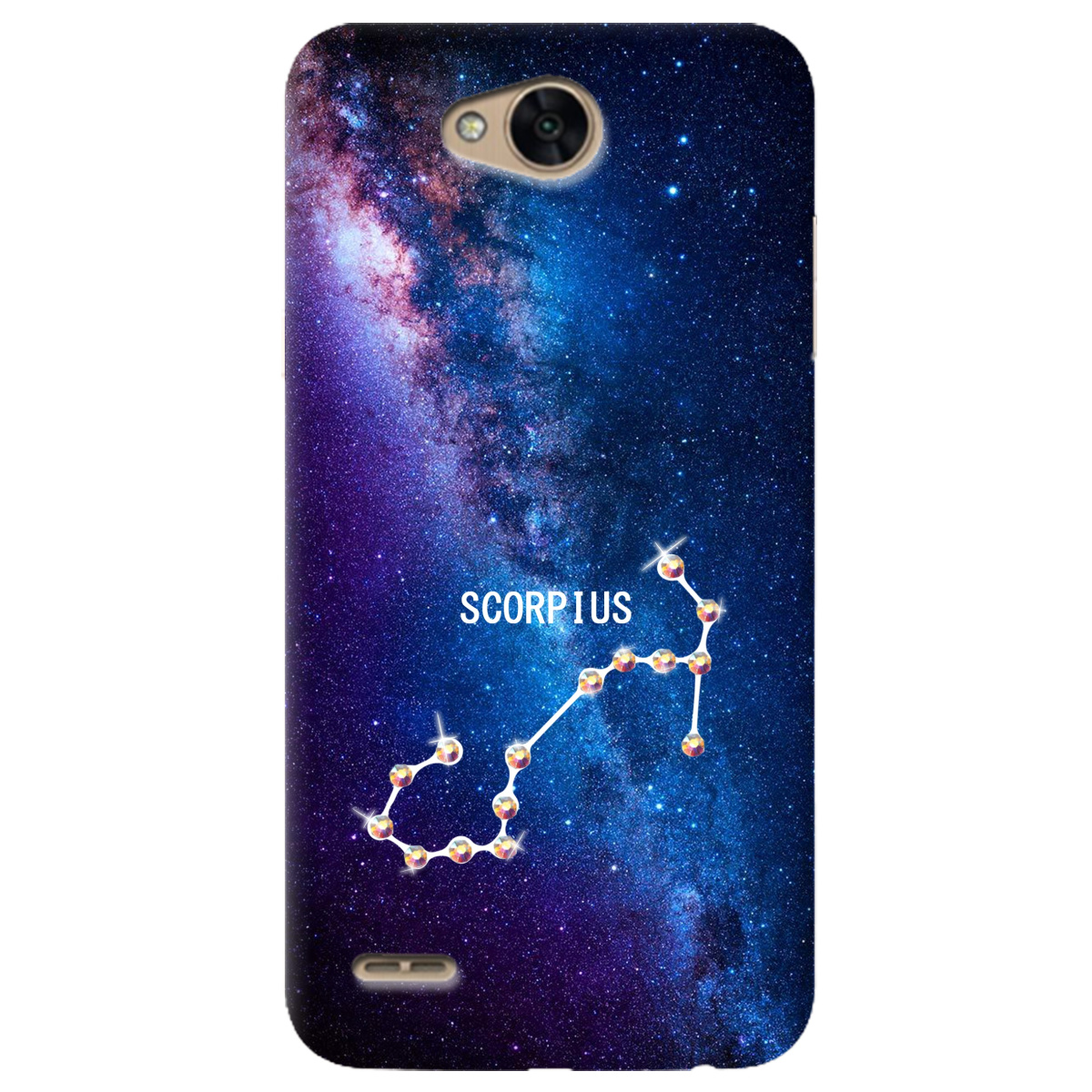 Чехол для LG X Power 2 Scorpius (Скорпион) со стразами - фото 1