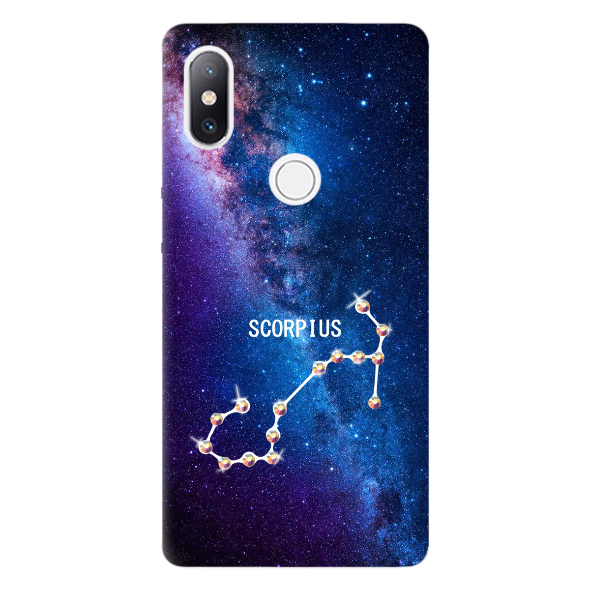 Чохол для Xiaomi Mi Mix 2S Scorpius (Скорпіон) зі стразами - фото 1