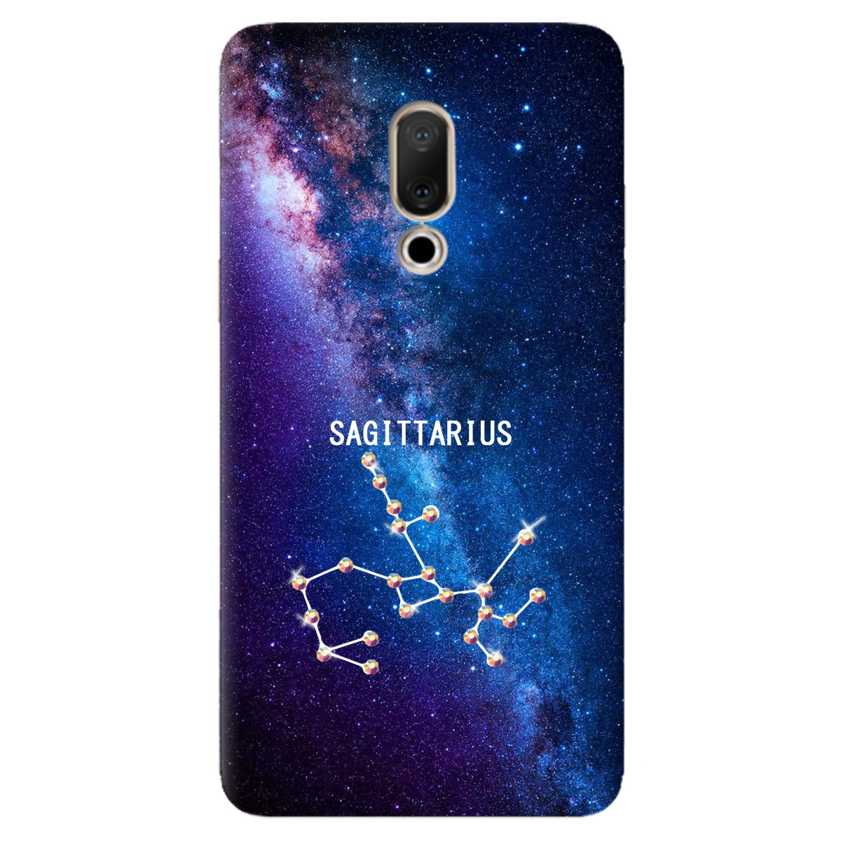 Чохол для Meizu 15 Plus Sagittarius (Стрілець) зі стразами - фото 1