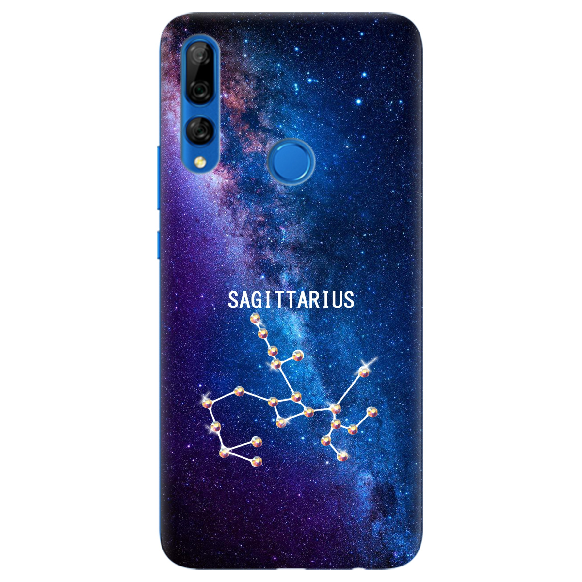 Чехол для Huawei Y9 Prime 2019 Sagittarius (Стрелец) со стразами - фото 1