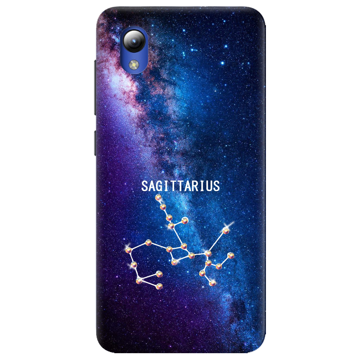 Чехол для ZTE Blade A3 2019 Sagittarius (Стрелец) со стразами - фото 1