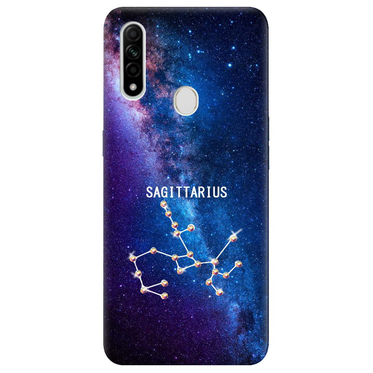 Чохол для Oppo A31 Sagittarius (Стрілець) зі стразами - фото 1