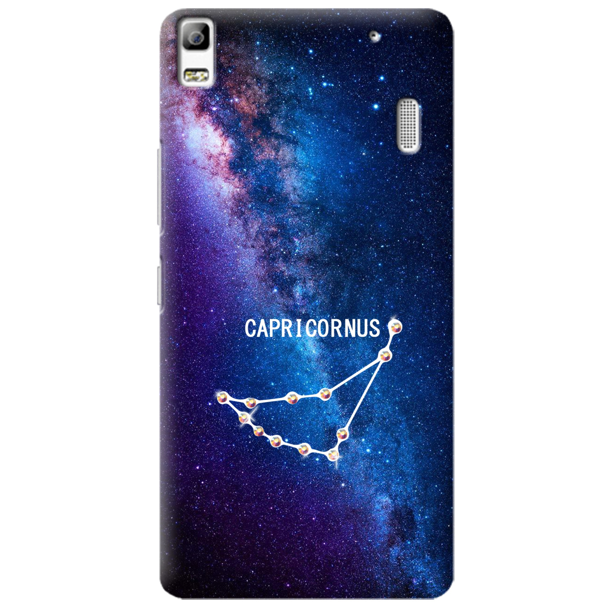 Чехол для Lenovo K3 Note / A7000 Capriconus (Козерог) со сразами - фото 1