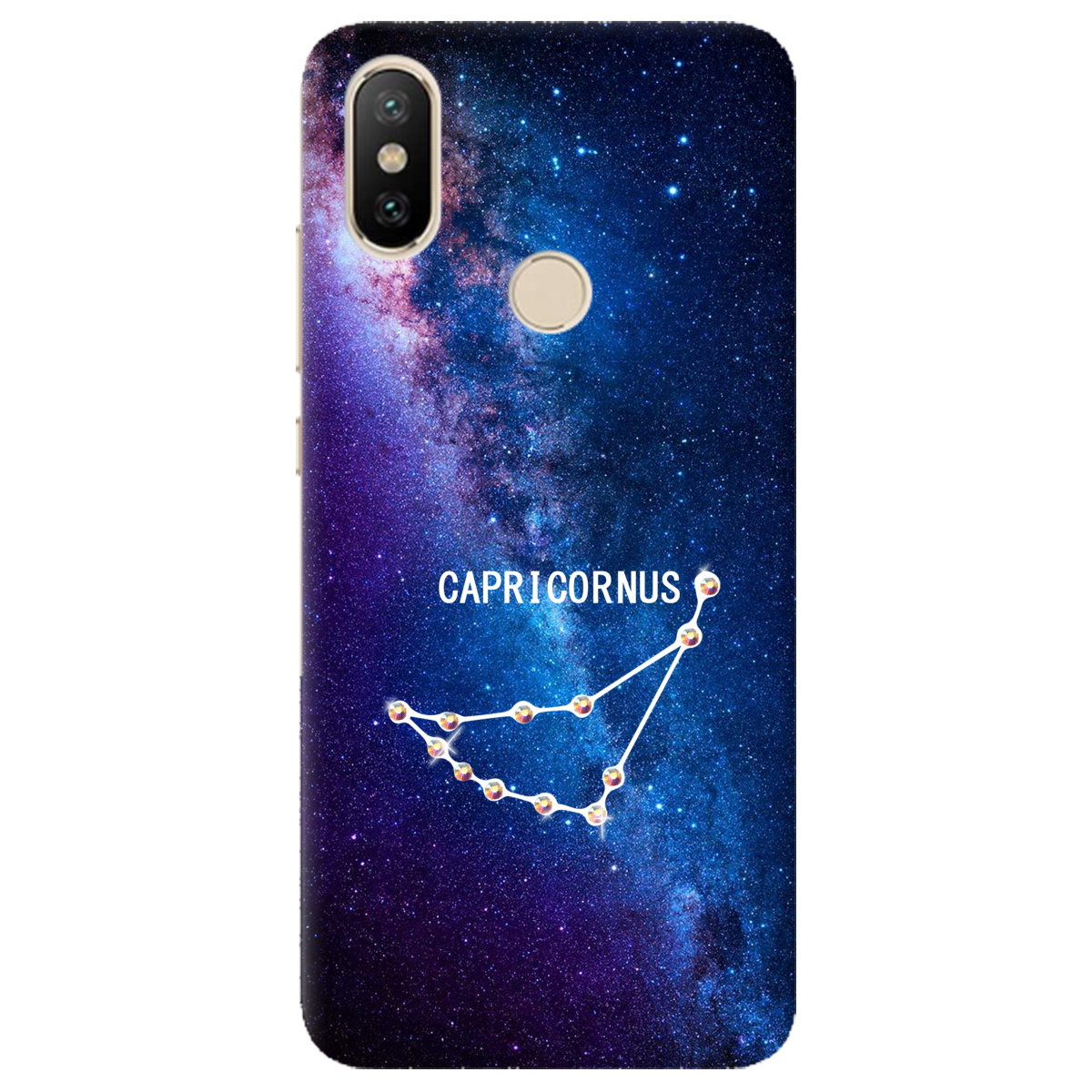 Чехол для Xiaomi Mi A2 Mi 6X Capriconus (Козерог) со сразами - фото 1
